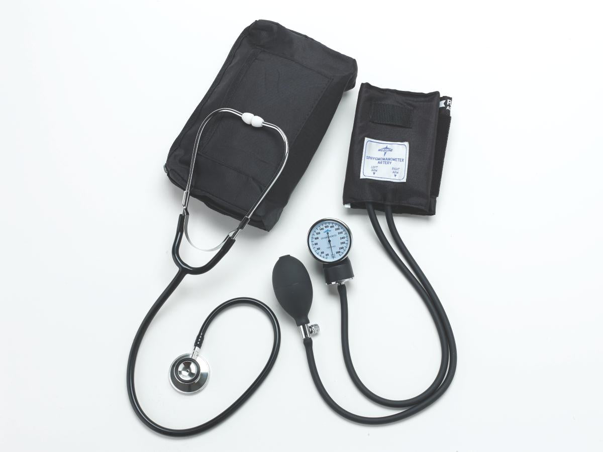 Dual Head Aneroid Sphygmomanometer Combination Kit