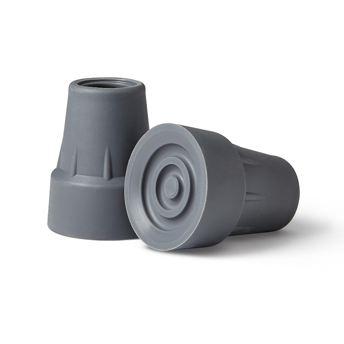 Medline Crutch Replacement Tips, Gray (MDS80266RW)
