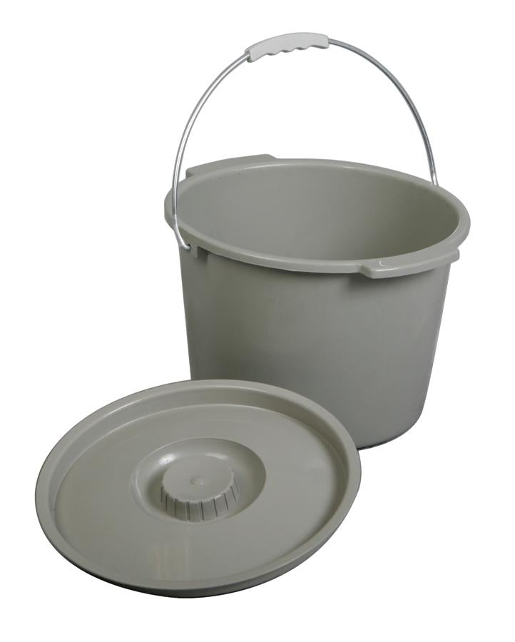 Medline Commode Bucket with Lid &Handle (MDS80306BH)