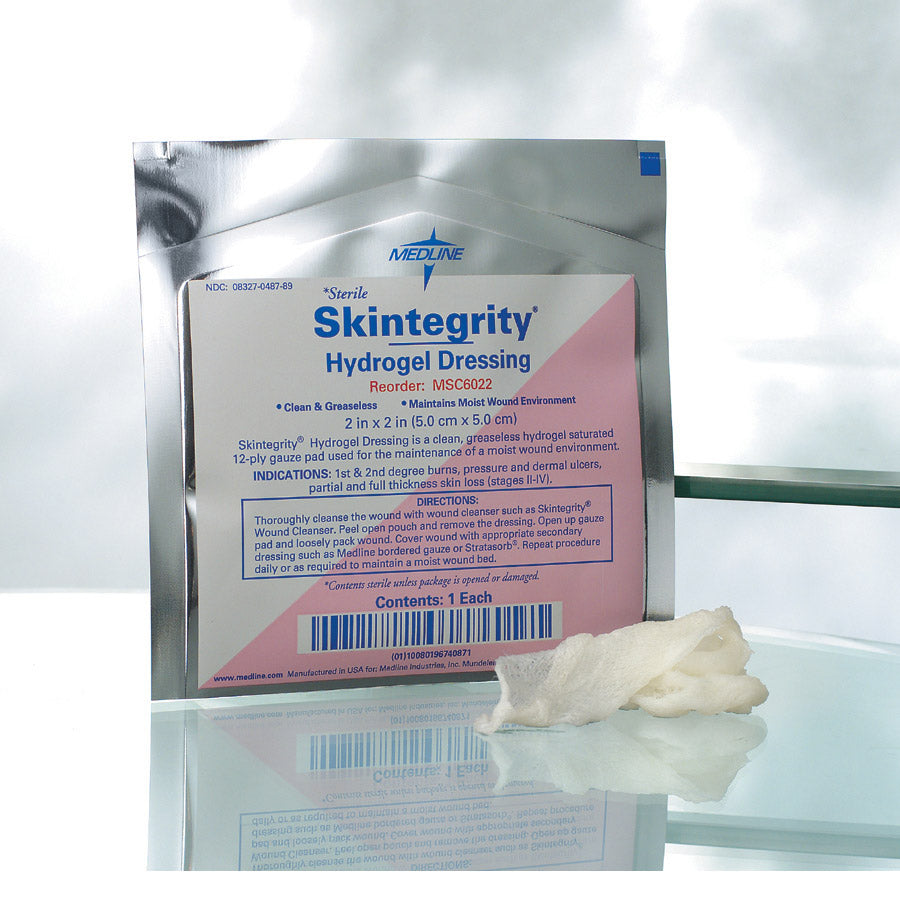Gauze Hydrogel Skintegrity 4X4 1-Pk