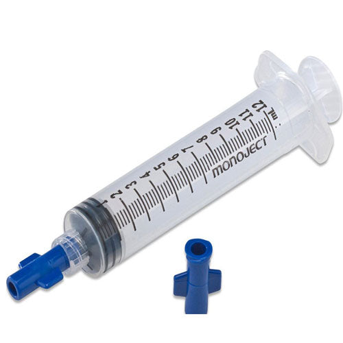 Monoject™ Safety Syringe Blue Tip Caps