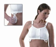 Buy MediChoice Surgical Bras, Premium, XL, Hook And Loop Front Closure,  Cotton Spandex,Adjustable Padded Shoulder Straps, Compression, Support, 40  Inch - 42 Inch, White (Each of 1) at