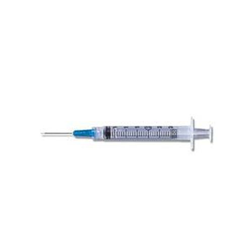 BD Luer-Lok™ Syringe, with Detachable PrecisionGlide™ Needle, 21G x 1" 3mL