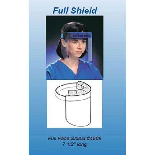 Face Shield for protection against airborne splatter
