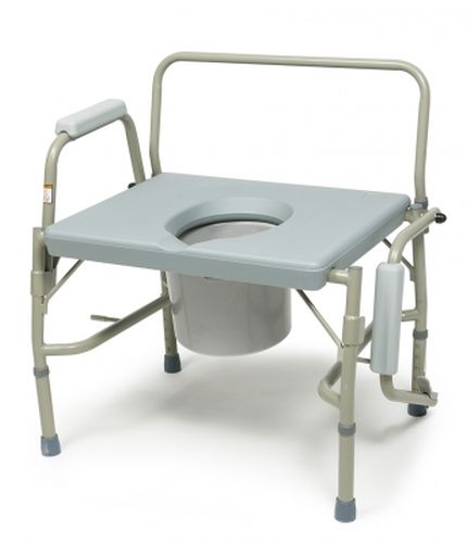 Steel 3-in-1 Drop Arm Commode