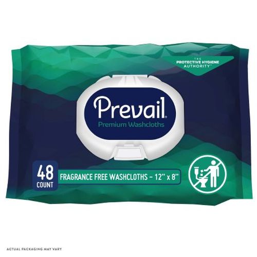Prevail® Soft Pack Unscented Personal Wipe with Aloe, Vitamin E, Chamomile