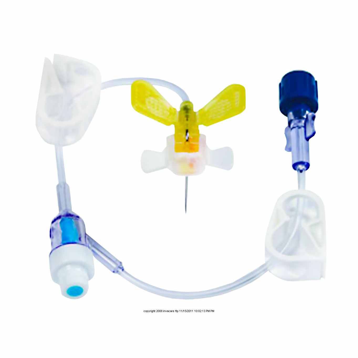 MiniLoc® Safety Winged Infusion Set without Port 20 Gauge, 8 Inch Tubing