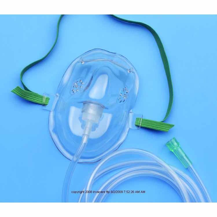 Oxygen mask deals with tubing