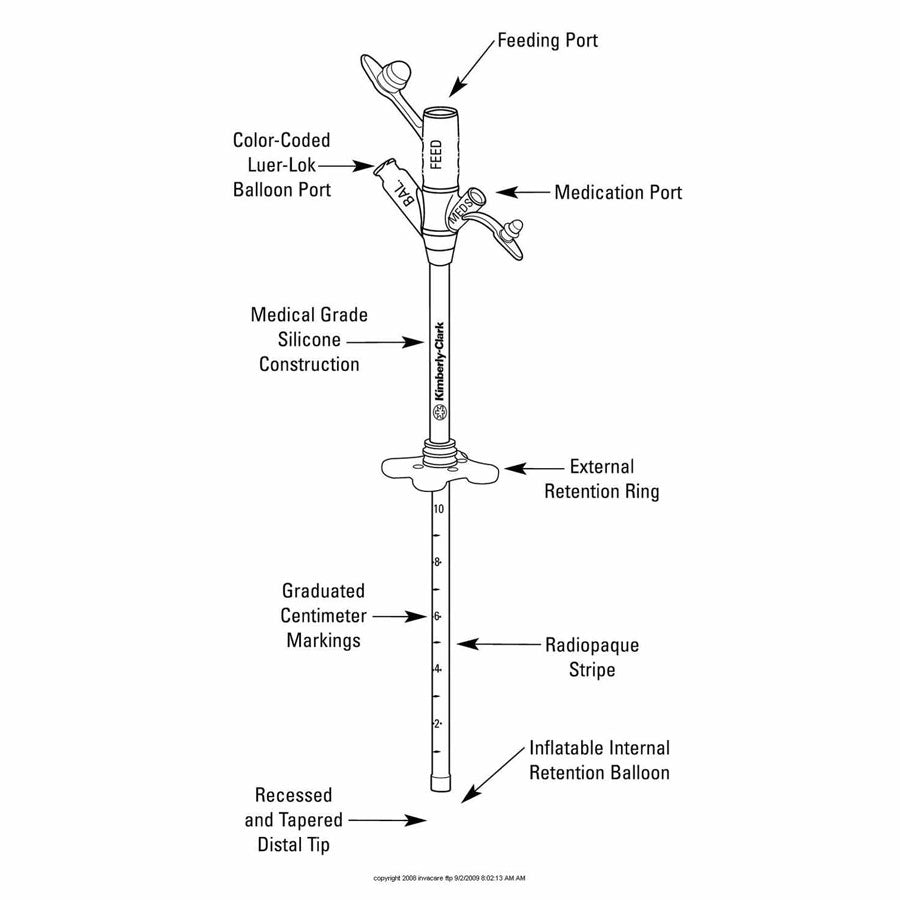 Kimberly-Clark® Gastrostomy Feeding Tube