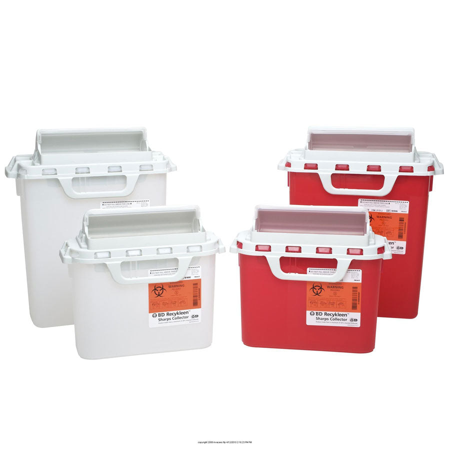 Patient Room Sharps Collectors with Counterbalanced Doors