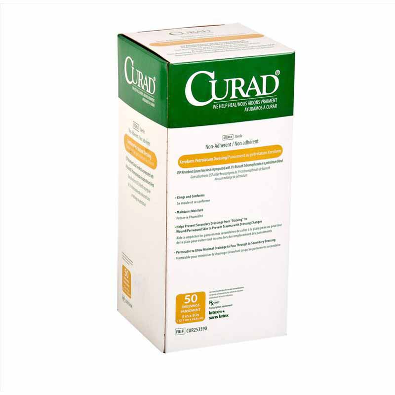 Medline Curad Sterile Xeroform Gauze (CUR253590H)