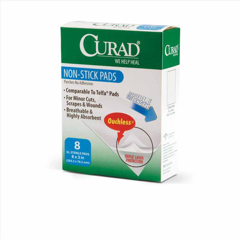 Medline CURAD Sterile Non-Stick Pads (CUR47399)