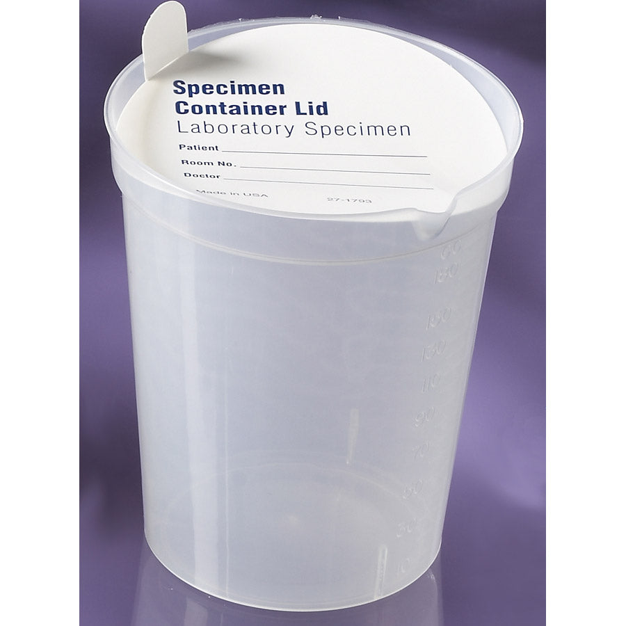 Container Urinalysis Lid Polyprop 6Oz