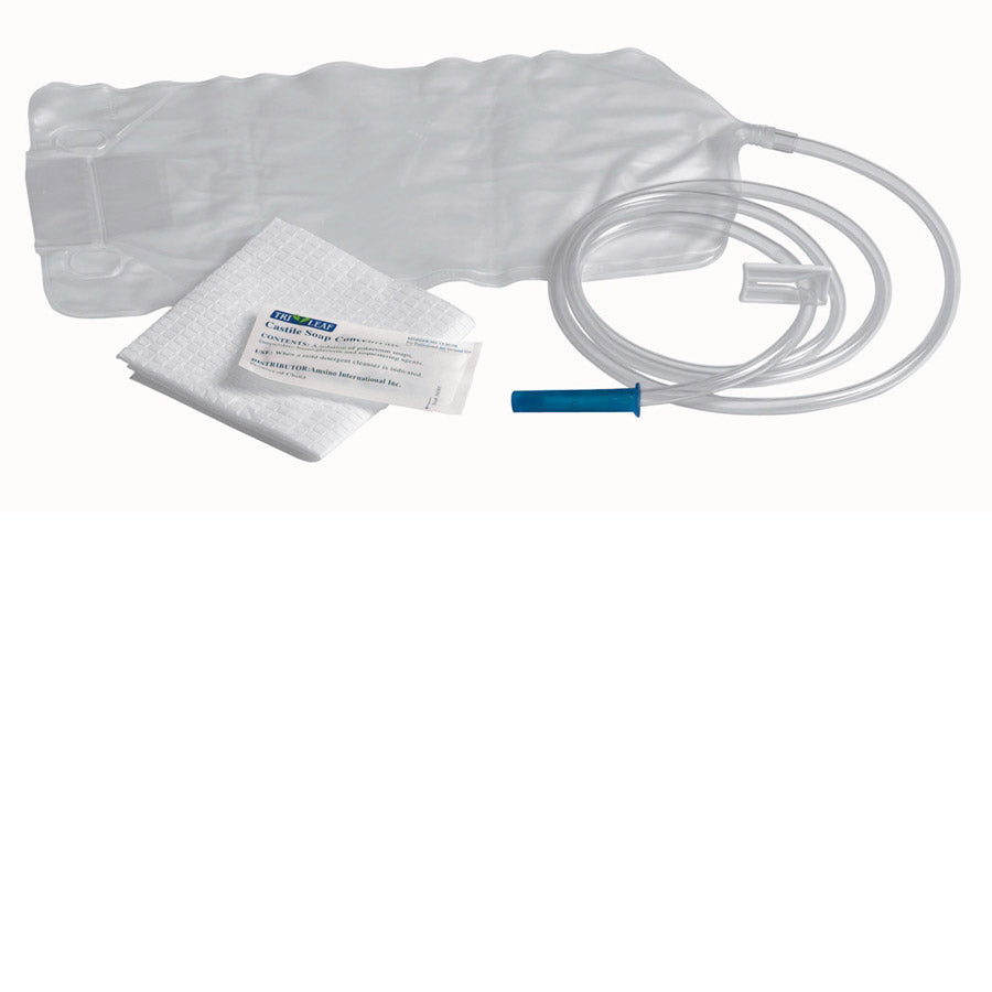 Bag Enema W-Slide Clamp Boxed