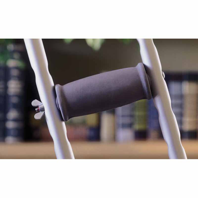 Medline Crutch Hand Grips, Gray (G00017)