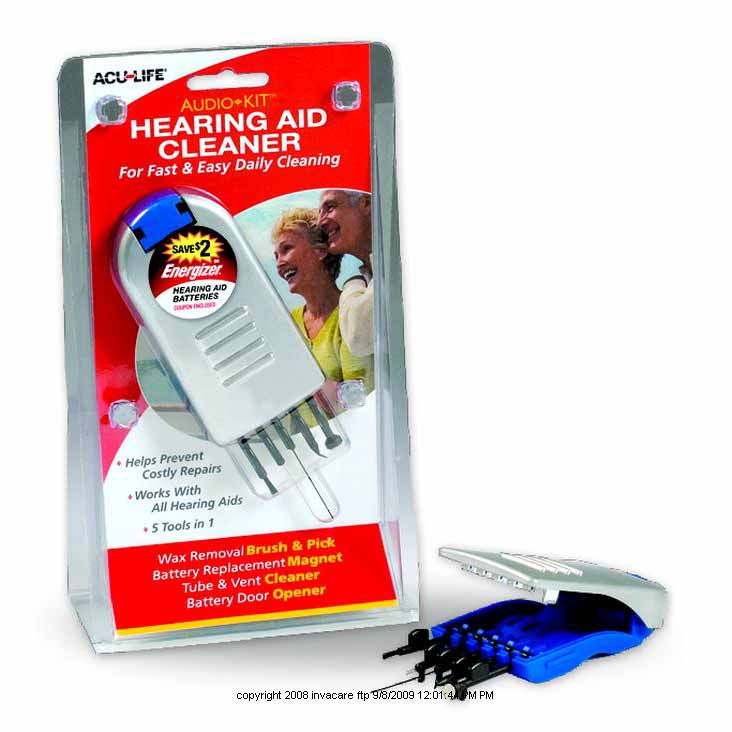 ACU-LIFE® Audio Kit™ Hearing Aid Cleaner