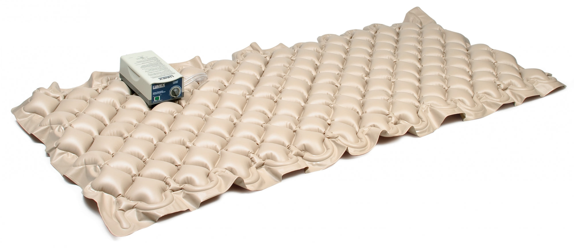 Alternating Pressure Relief Bubble Pad System for Pressure Sores.