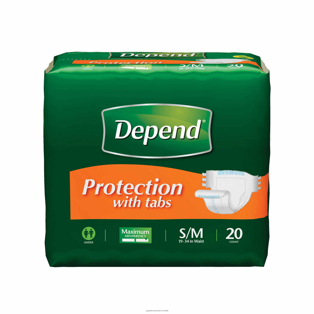 Depend Maximum Protection Brief with EasyGrip Tabs - Kimberly Clark
