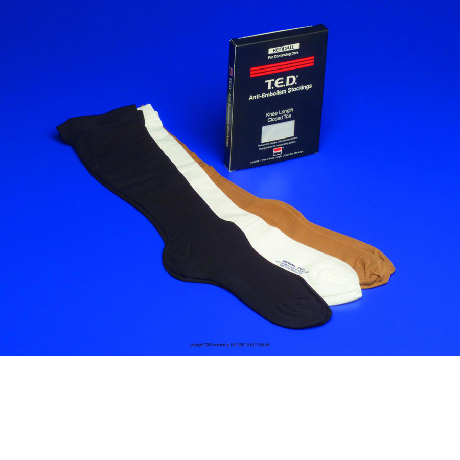 TED Knee High Open Toe Anti-Embolism Compression Stockings