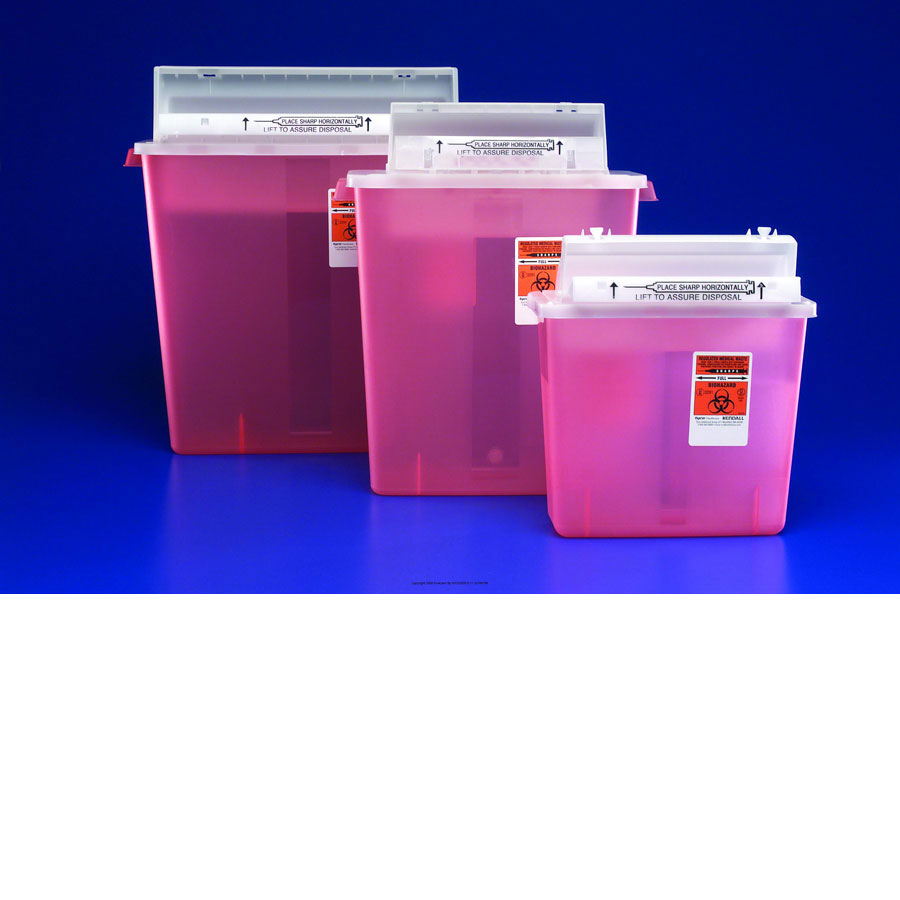 SharpStar® In-Room® Sharps Containers with Counter Balanced Lid