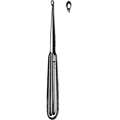 Dermal Curette Oval #0 - 06-4112