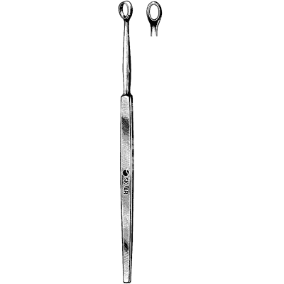 Fox Dermal Curette Oval 4mm - 06-4134