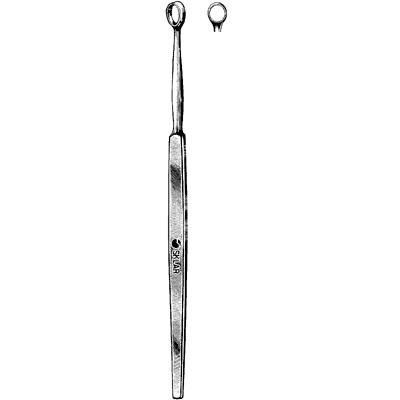Fox Dermal Curette Round 3mm - 06-4138