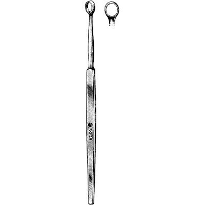 Fox Dermal Curette Round 5mm - 06-4140