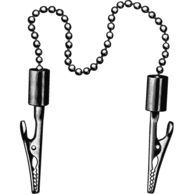 Alligator Napkin Clips With Plastic Guard - 06-6209