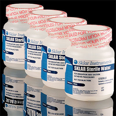 Sklar Sterile Water 100ml Bottles - 10-1601