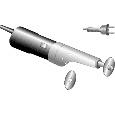 Oscillating Plaster Saw 220V-Euro Plug - 11-2101