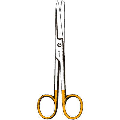 Sklar Edge Tungsten Carbide Operating Scissors 5 1-2" - 16-1055