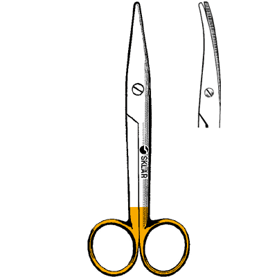 Sklar Edge Tungsten Carbide Mayo-Stille DissectingScissors 5 1-2" - 16-3562