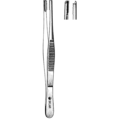 Brown Tissue Forceps 10" - 19-2910