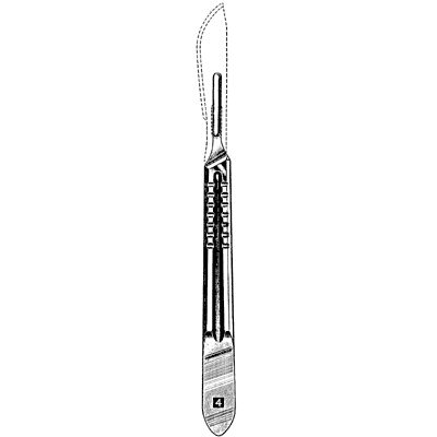 Econo #4 Surgical Knife Handle - 21-038