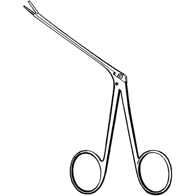 Weck 020120 Micro Alligator Grasping Forceps Serrated 6mm Jaws Ent