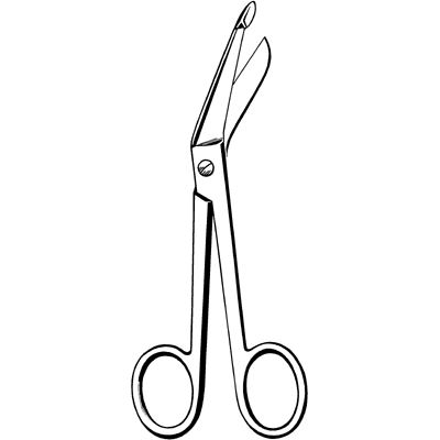 Econo Lister Bandage Scissors 4 1-2" - 21-226
