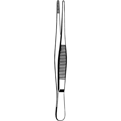 Econo Thumb Dressing Forceps 10" - 21-742