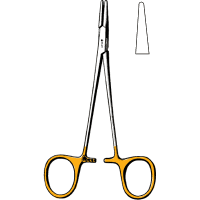 TC Halsey Needle Holder 5 1-4" - 21-8000
