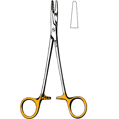 TC Olsen-Hegar Needle Holder 4 3-4" - 21-8026