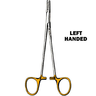 TC Crile-Wood Left Handed Needle Holder 7" - 21-9035