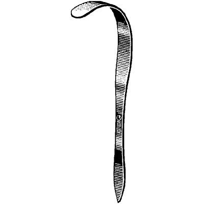 Deaver Retractor Without Handle 1" x 8" - 22-8180