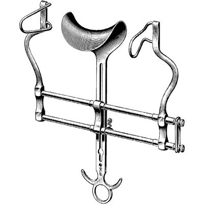 Balfour Retractor Pediatric 1 1-4" Deep 4" Spread - 22-9030