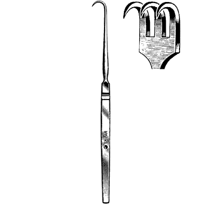 Rigid Dermal Retractor 6" - 22-9126
