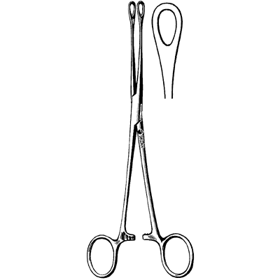 Peanut Sponge Forceps 8" - 22-9380