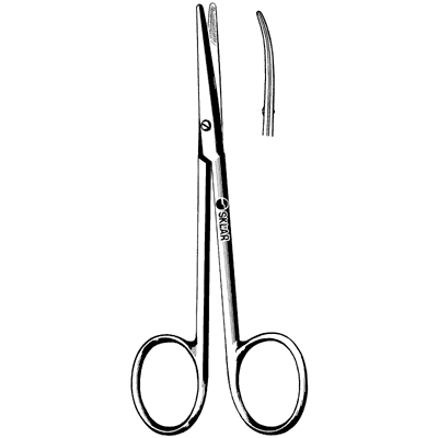 Sklarlite Strabismus Scissors 4 1-2" - 23-1159