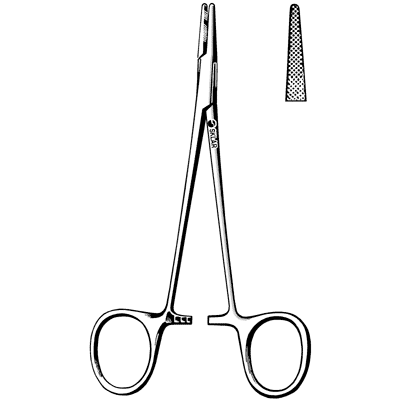 Sklarlite Extra Delicate Halsey Needle Holder 5 1-4" - 23-2230