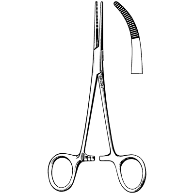 Sklarlite Extra Delicate Kelly Forceps 5 1-2" - 23-2508