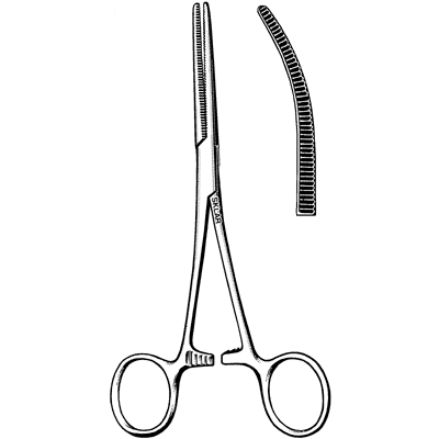 Sklarlite Extra Delicate Rochester-Pean Forceps 6 1-4" - 23-2561