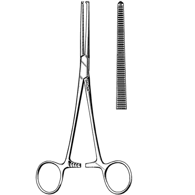 Sklarlite Extra Delicate Rochester-Ochsner Forceps 6 1-4" - 23-2585